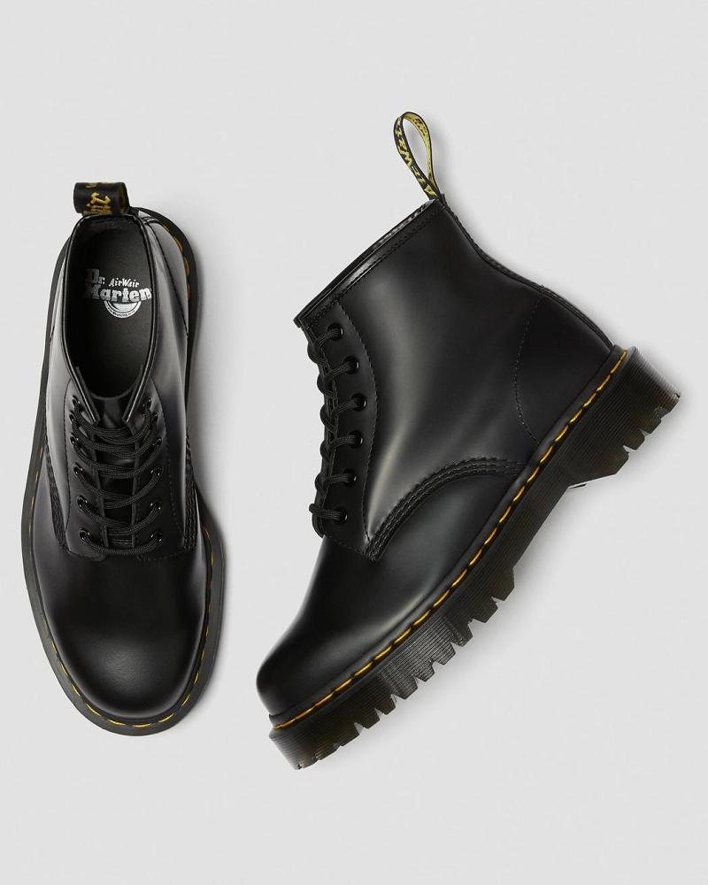 Dr Martens 101 Bex Smooth Leren Enkellaars Dames Zwart | NL 9RVD